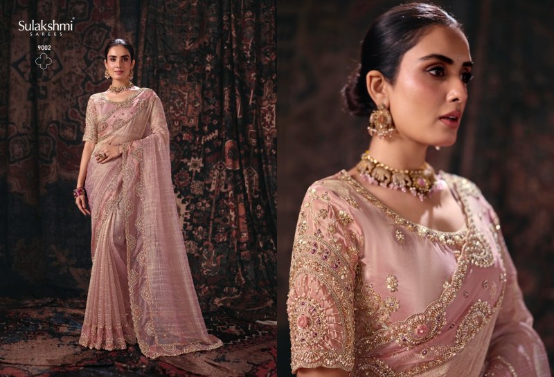 Isha By Sulakshmi Fancy Fabric Designer Saree
